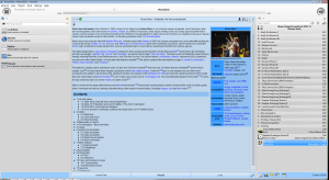 Amarok utilise de nombreux services web comme Wikipedia.
